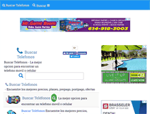 Tablet Screenshot of buscartelefonos.com